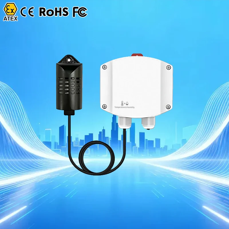 Temp Humidity Sensor Humidity and Temperature Controller With Display Temperature and Humidity Sensor for Server Room Outdoor