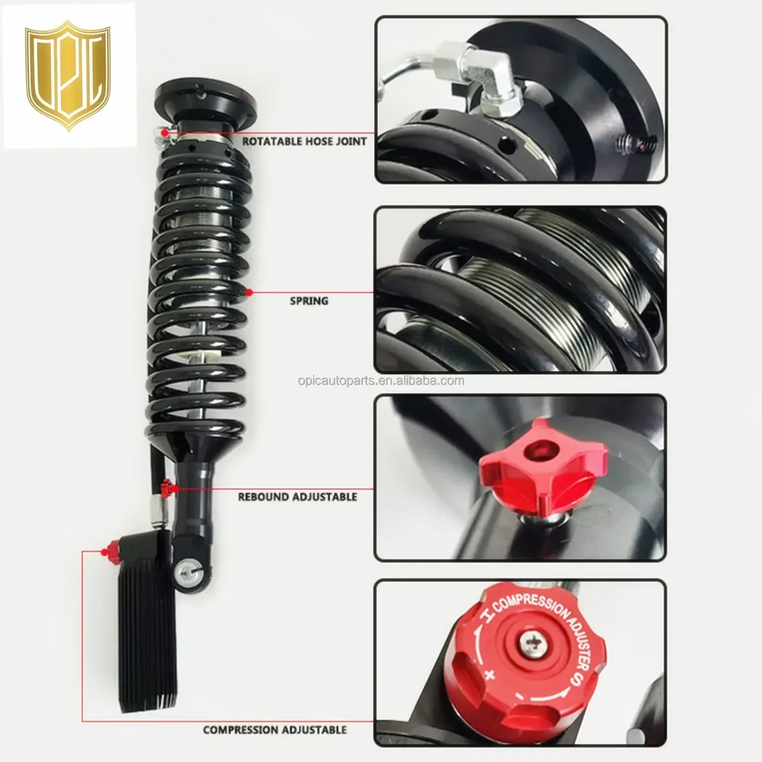 OPIC  OEM  Quality Suspension Off Road Shock Absorber For Suzuki Jimny Lifting kit 3-4inch