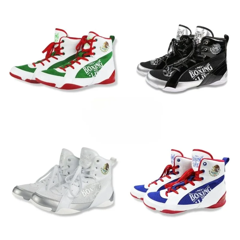 2026 New Trend Wrestling Boots Men Non-Slip Boxing Sneakers for Men Unisex Fighting Shoe for Men High Top Man Gym Training Shoe