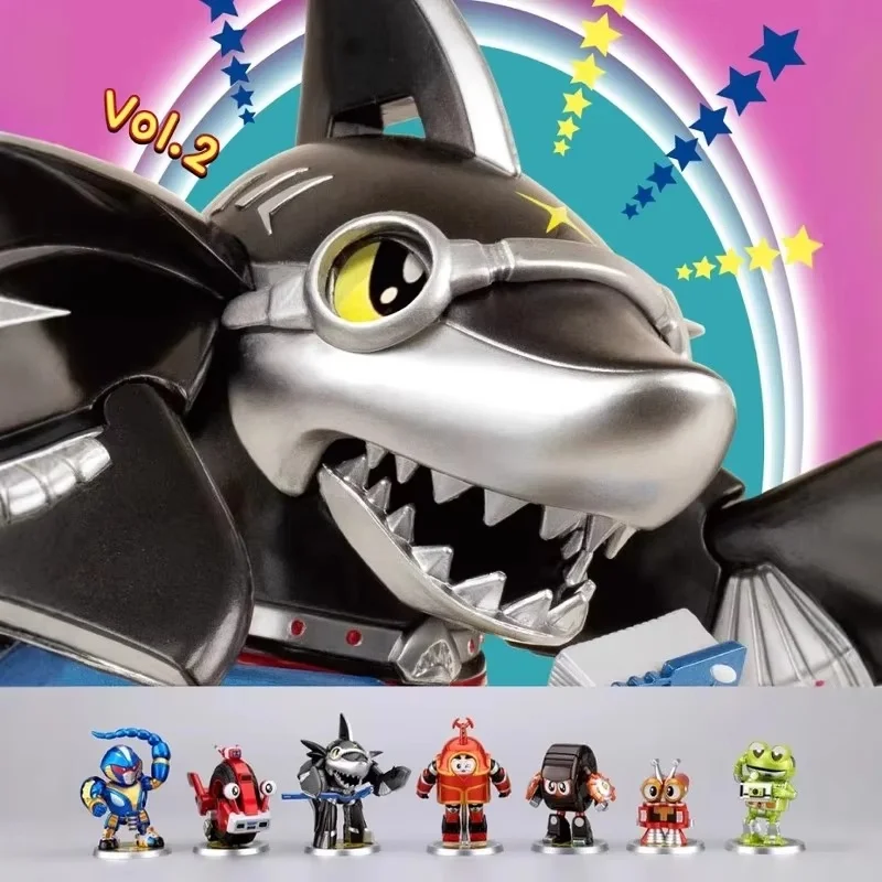 

Genuine Bandai B-Robo Kabutack Shark Chili Kabuda Surprise Series 2 Blind Box Trendy Kawaii Toy Gift Collectible Trend Blind Box