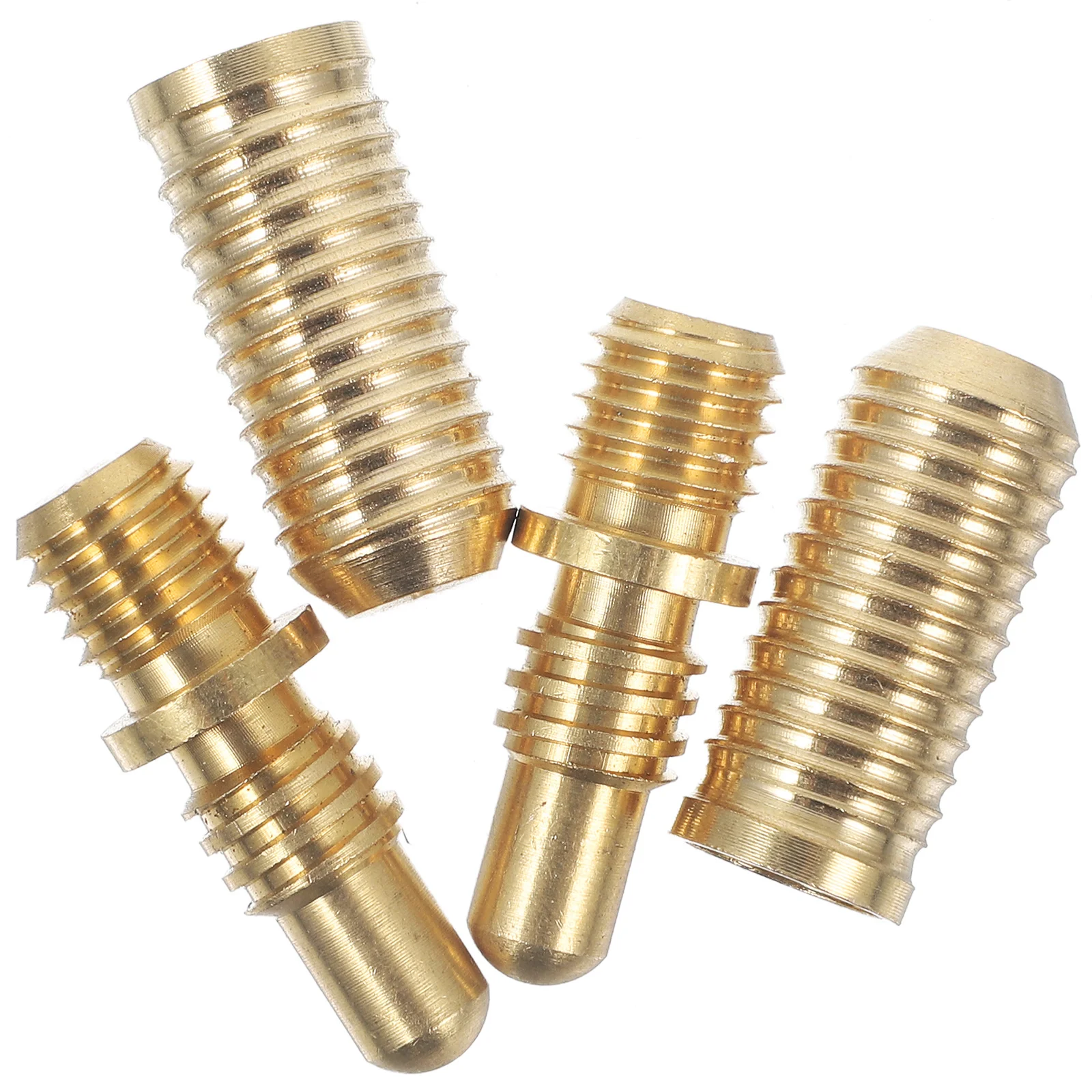 2Sets Billiard Cue Joint Pin Strong Copper Screws for Pool Cue Shaft Connection Reliable Non Deformable Fixing Hardware