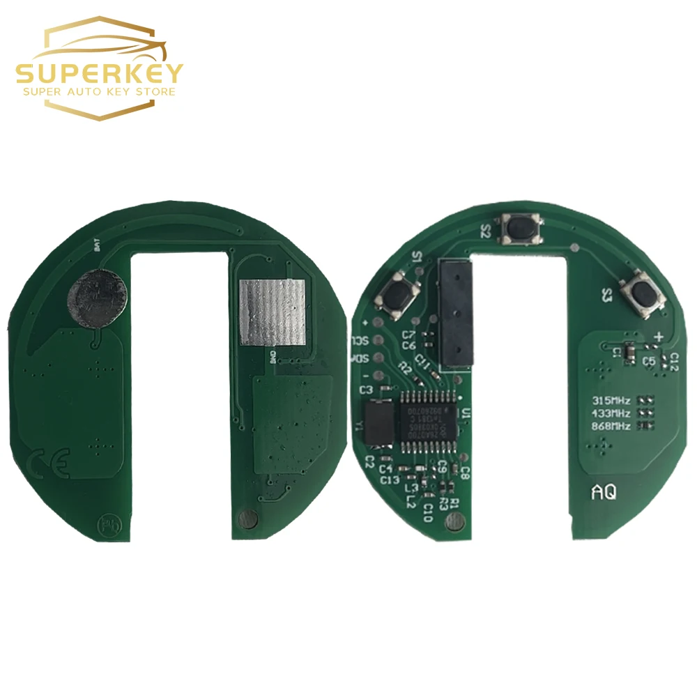 SUPERKEY Klucz zdalny PCF7945A ID 46 CHIP 315/868 MHz Do BMW MINI Cooper 2006 2007 2008 2009 2010 2011 2012 2013 SAMOCHODOWY