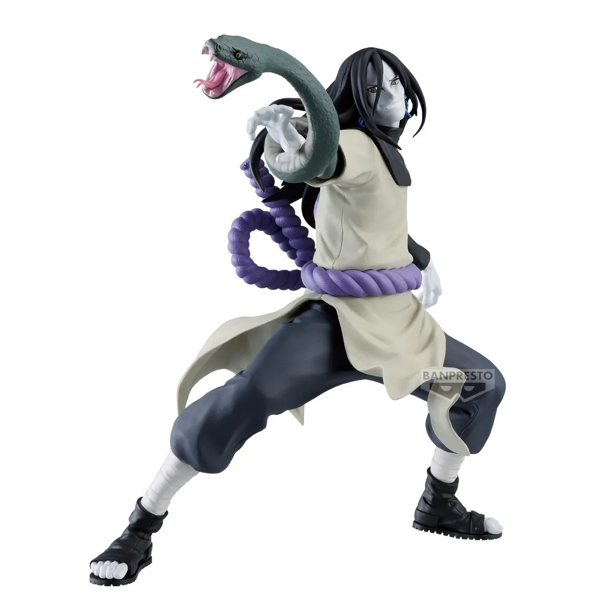 Original BANPRESTO Naruto VIBRATION STARS OROCHIMARU VS Anime Figure Toys PVC Model Collection Action Figurine Doll Gitt