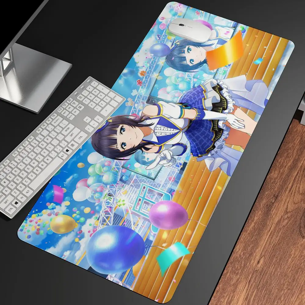 Anime Girl Asaka Karin Love Sunshine Mousepad Large Gaming Mouse Pad LockEdge Thickened Computer Keyboard Table Desk Mat