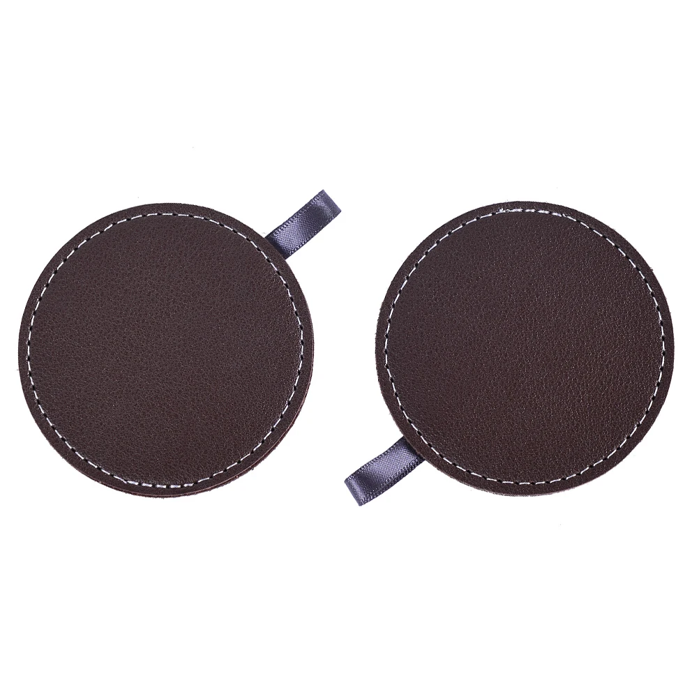 

1 Pair Absorbent Coasters Heat Insulation Cup Mat Simple Car Party Supplies Waterproof Table Protection Pad For Daily