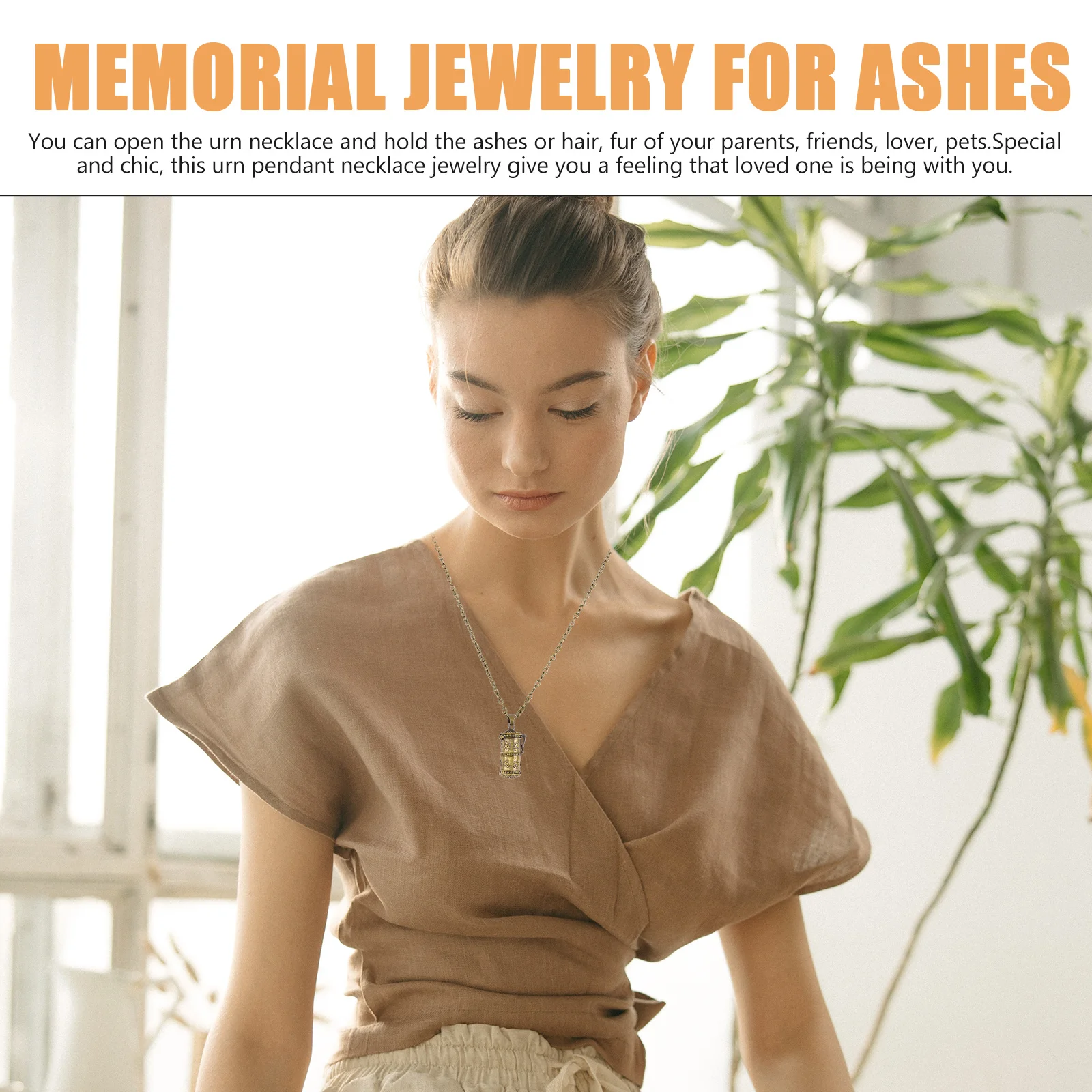 

2 шт., ожерелье-урна для праха, ювелирные изделия для кремации, кулон на память, мемориал для любимых собак, подушка для укуса, ожерелье из человеческого праха