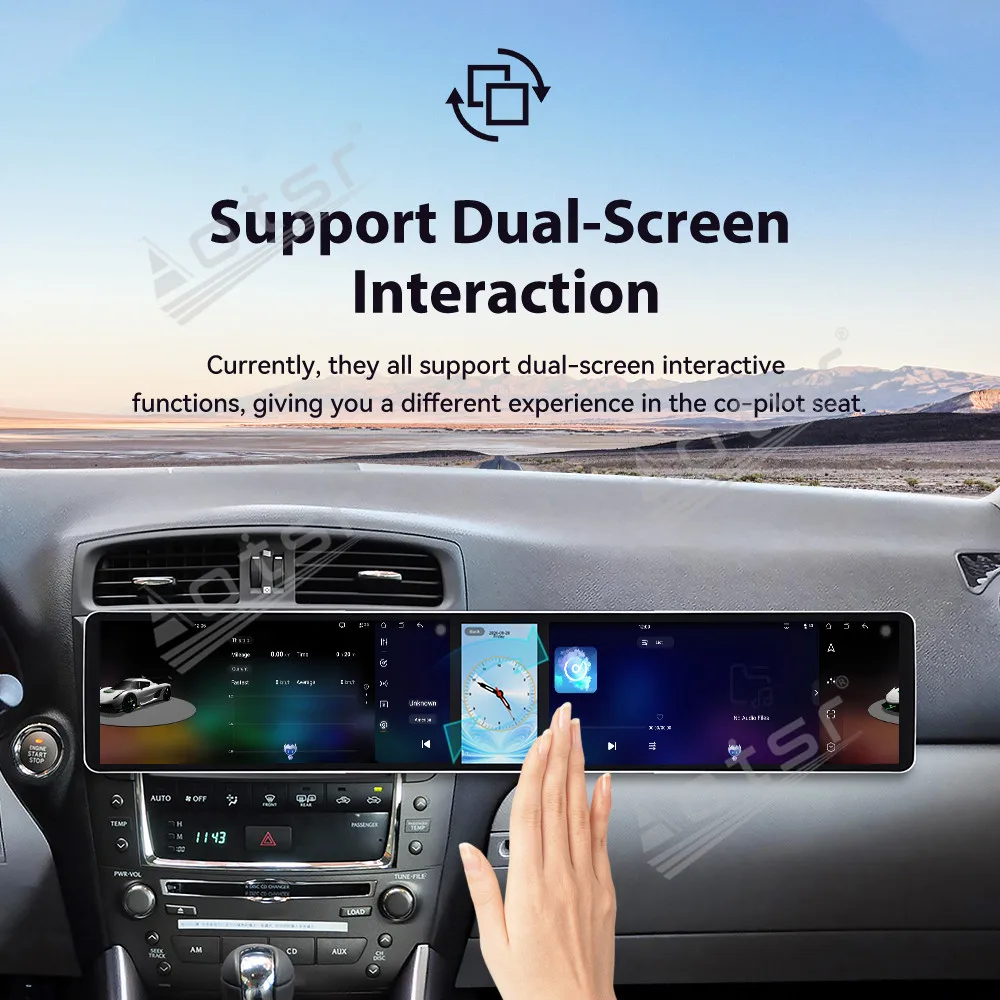 Android 15 CARPLAY Dual 12.3