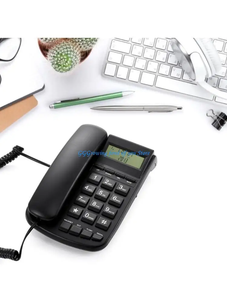 H9EB Corded Telephone Desktop Landline Telephone with Caller Display TEL 225
