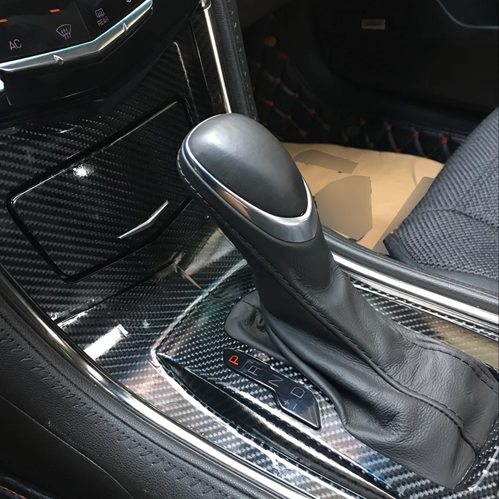 

Car-Styling Carbon Fiber Car Interior Center Console Color Change Molding Sticker Decals For Cadillac ATS 2013-2018