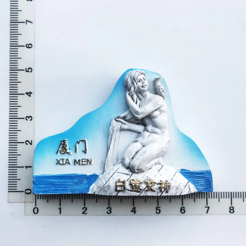 

xiamenEgret goddess Creative,Travel,Commemorate,Crafts,3D,Ornaments,Magnetism,Resin Material,Refrigerator Stickers