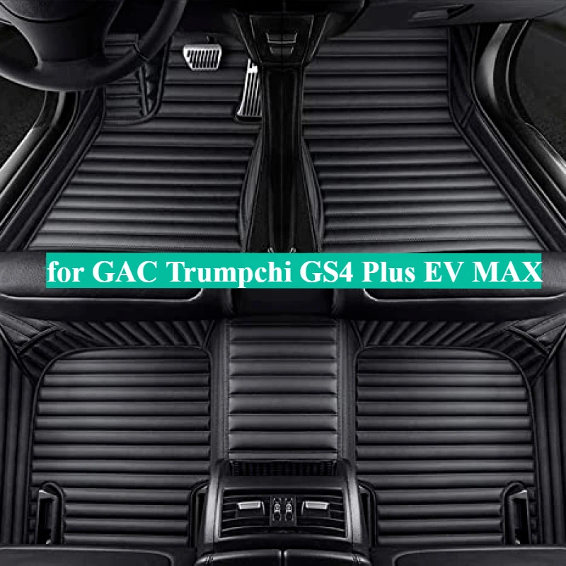 Custom Car Floor Mats for GAC Trumpchi GS4 Plus EV MAX 2015-2025 Interior Accessories Auto leather Carpet Rugs Trunk cushion