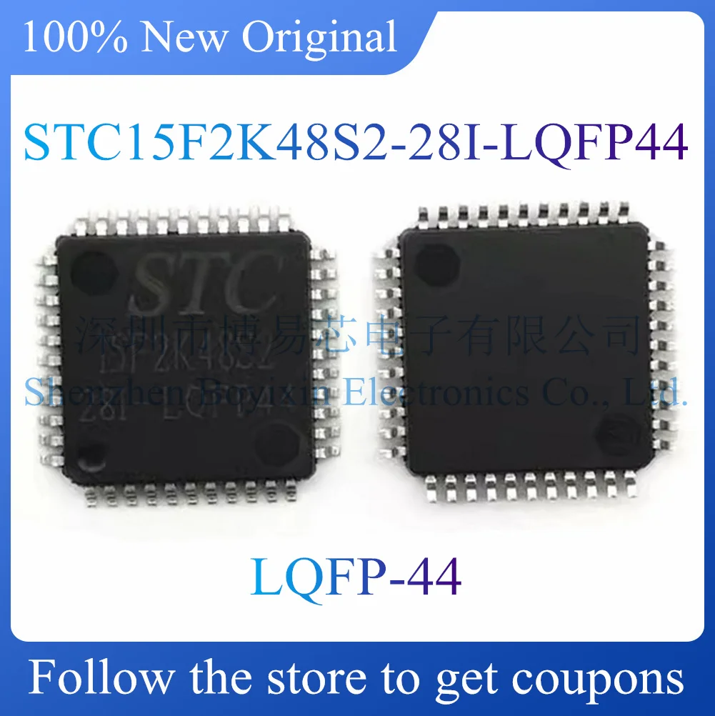 

NEW STC15F2K48S2-28I-LQFP44.Original Product.Package LQFP-44