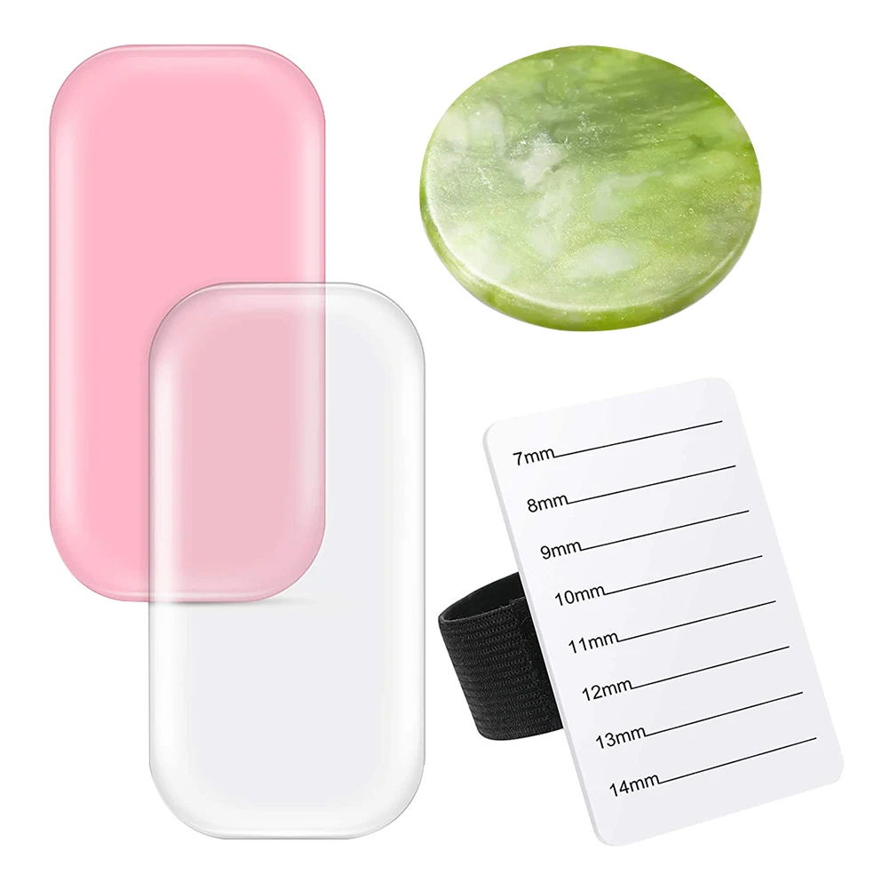 

Eyelash Accessories Set Glue Plate Salon Supply Lash Grafting Pad Forehead Sticker Strap-on Eyelash Beauty Tool Slow Curing Save