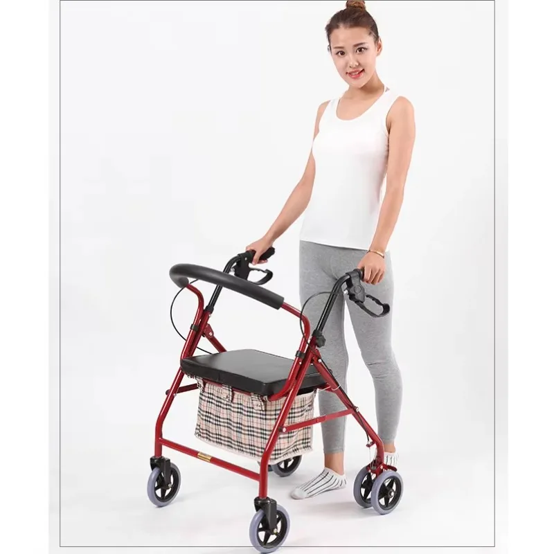 2026 Lightweight Four Wheel Rollator Walker