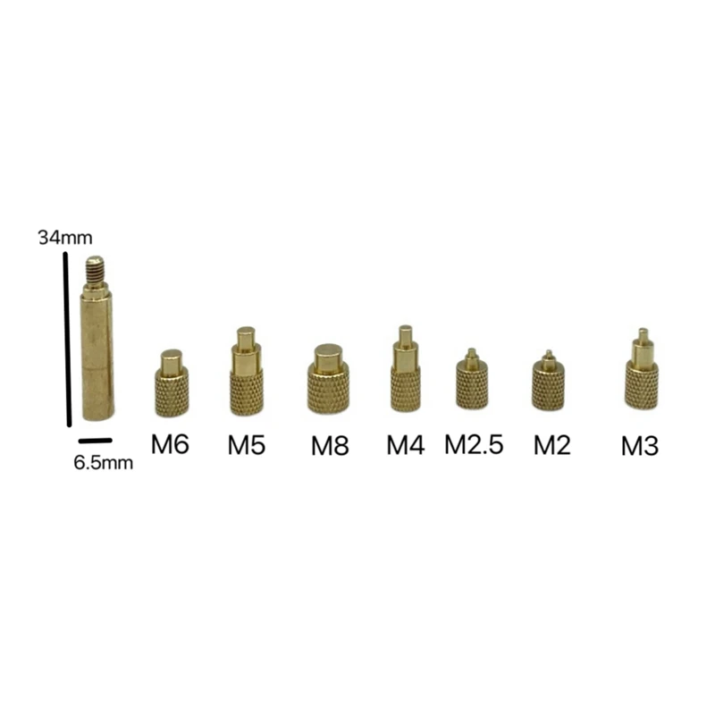 Комплект термовставки, гайки, железные жала TS100, вставка паяльного жала, внутренняя резьбовая головка для TS101 PTS200 PTS201 для 3D-принтера