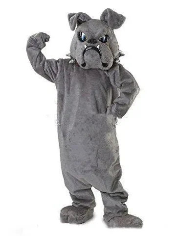 Novo adulto personagem de halloween bonito legal bulldog fantasia boneca vestido de natal adereços de corpo inteiro roupa traje da mascote