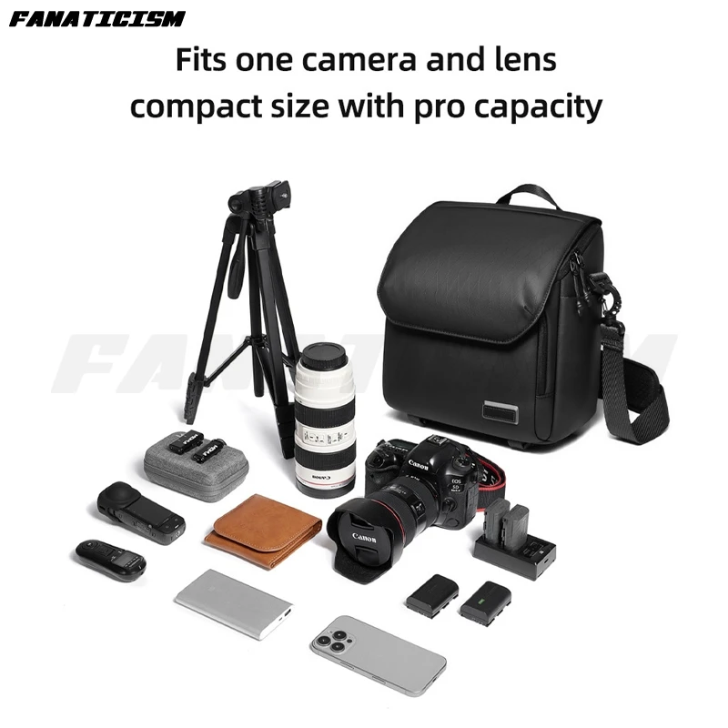 New Shoulder Photography Bag Portable Travel Micro Single Bag Lightweight Leisure Digital Inner Storage Bag DSLR Camera Bag