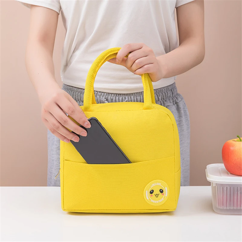 Aluminum Foil Insulation Lunch Bag Fridge Cooler Tote Portable Work Food Picnic Fresh Thermal Box Bento Bags for Women Kids