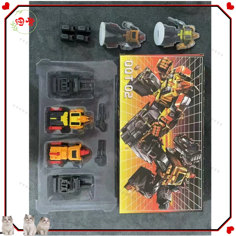 متوفر QQT02 Niu Niu OX مجموعة ألعاب التحول للأولاد هدايا العيد شخصيات الحركة