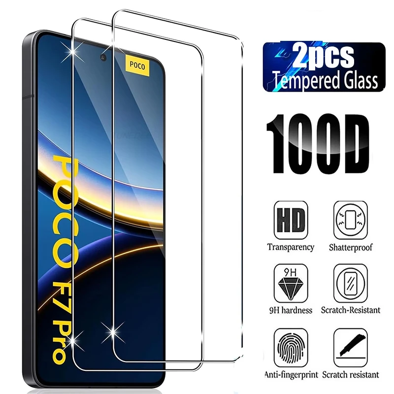 

High Clear Protective Glass For Poco X8 Pro F8 F7 Ultra F7 F8 Pro X8 Pro Max Screen Protector Anti Shatter Tempered Film