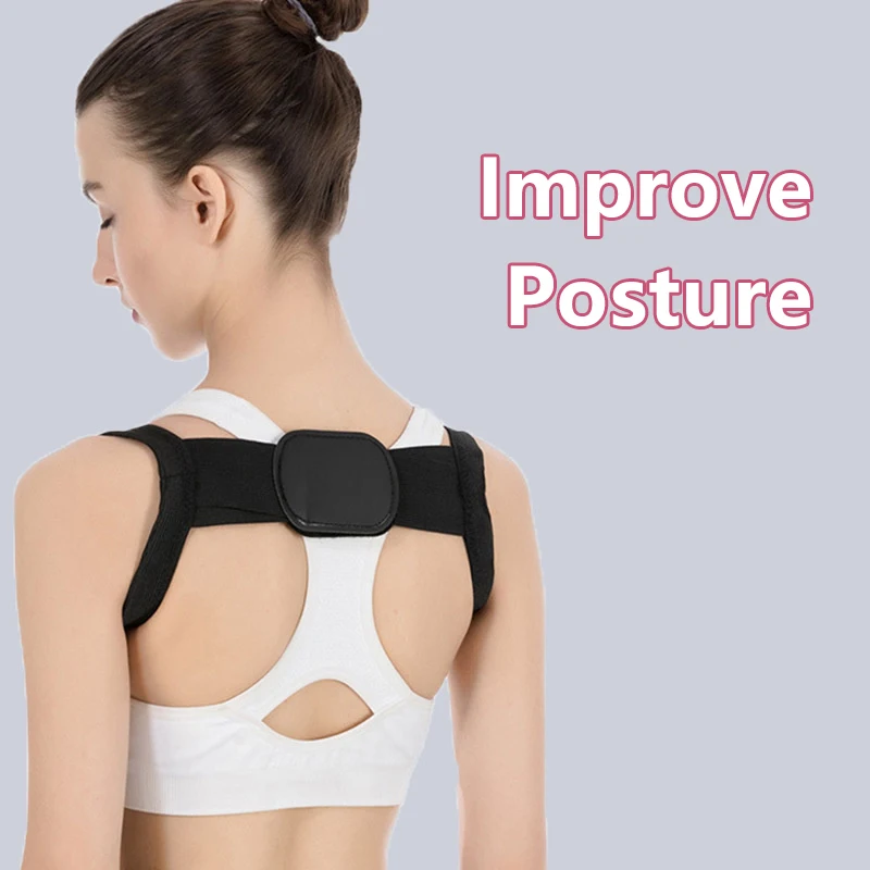 Adjustable Posture Corrector, Back Support, Shoulder Belt, Rectify Straighten Correction, Spine Health Postural