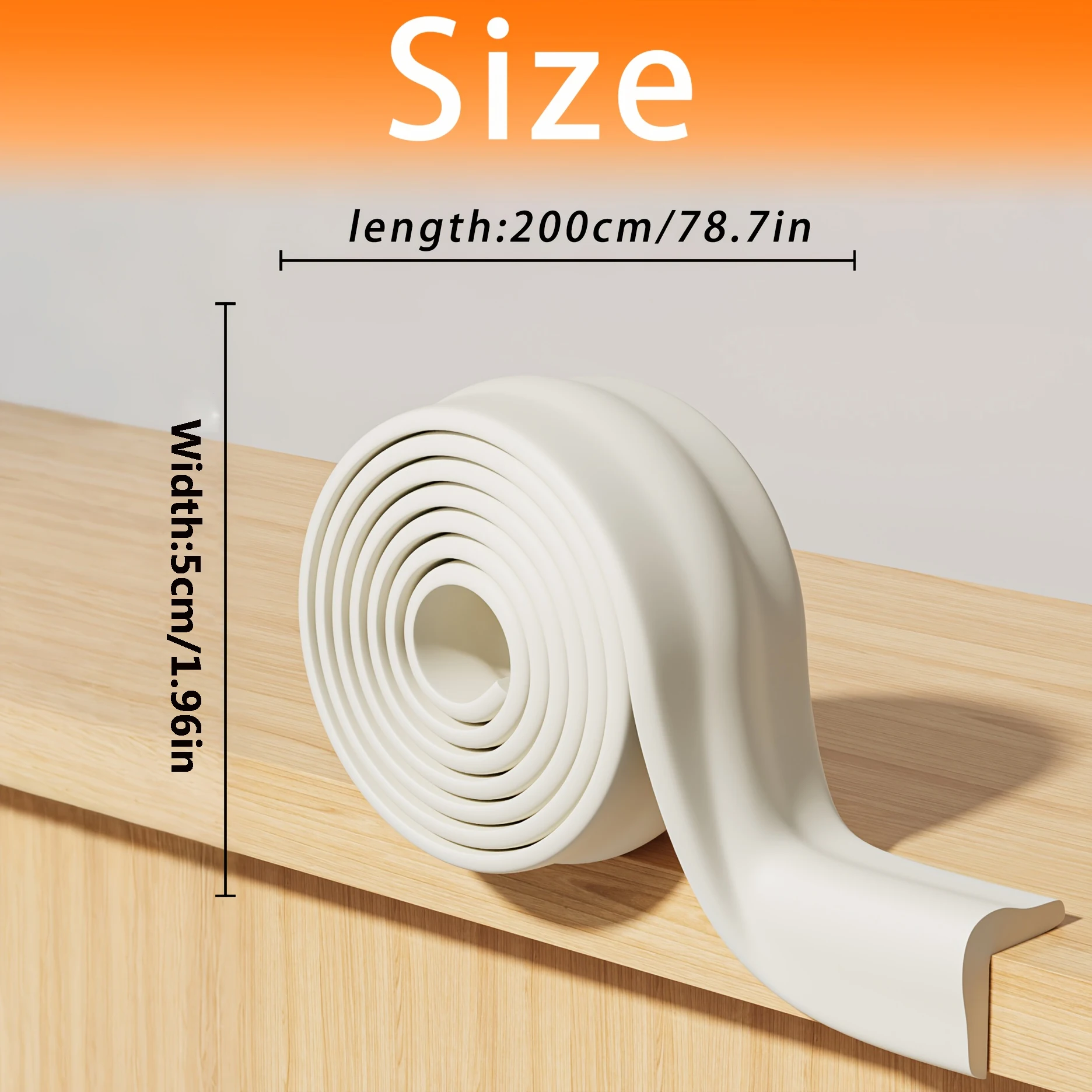 Corner Edge Protective Bumper Baby Safety Corner Protector Children Furniture Corners Strip Anti-collision Foam Protection Str