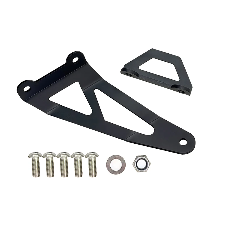 450MT Motorcycle Exhaust Hanger Bracket Accessories Muffler Support For MT450 IBEX 450 MT 2024 2025 Rear Footrest Blanking Plate