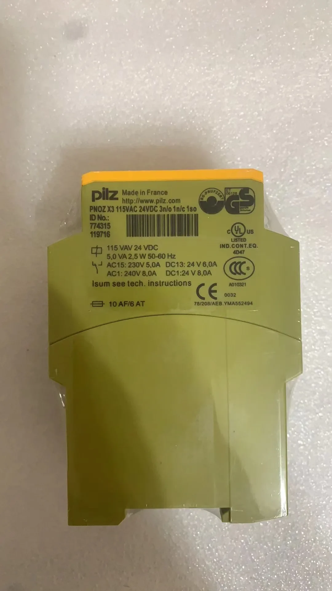 PNOZ X3 774315 Brand new Safety relay