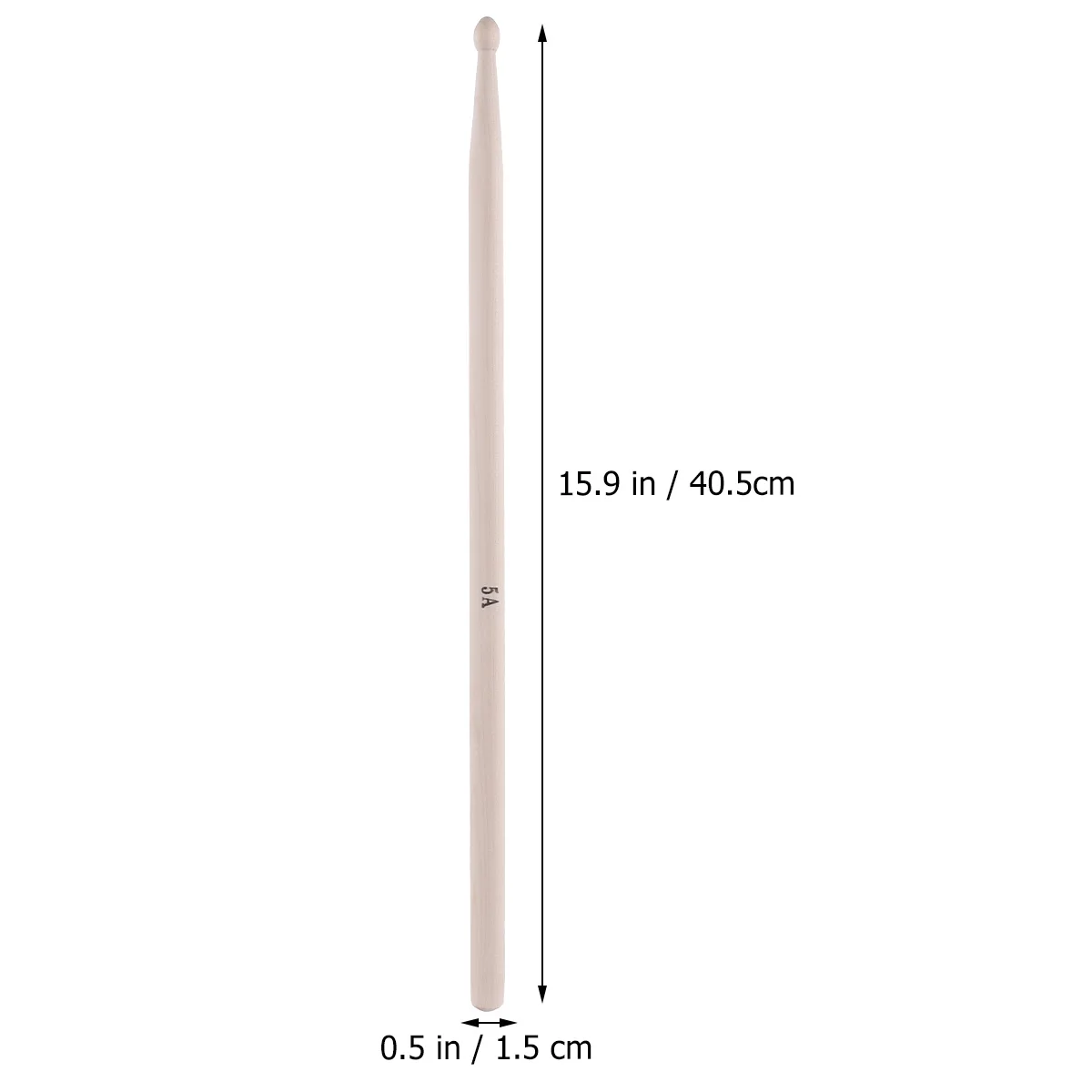 

5Pairs Drumsticks Maple Wood 5a Professional Non-Slip Surface Practice Band Concert Musical Performance Drum Sticks