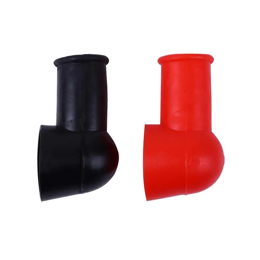 Battery Terminal Insulating Rubber Protector Covers Cable Lug Caps Insulating Covers Replacement Tools Red/Black Auto Parts