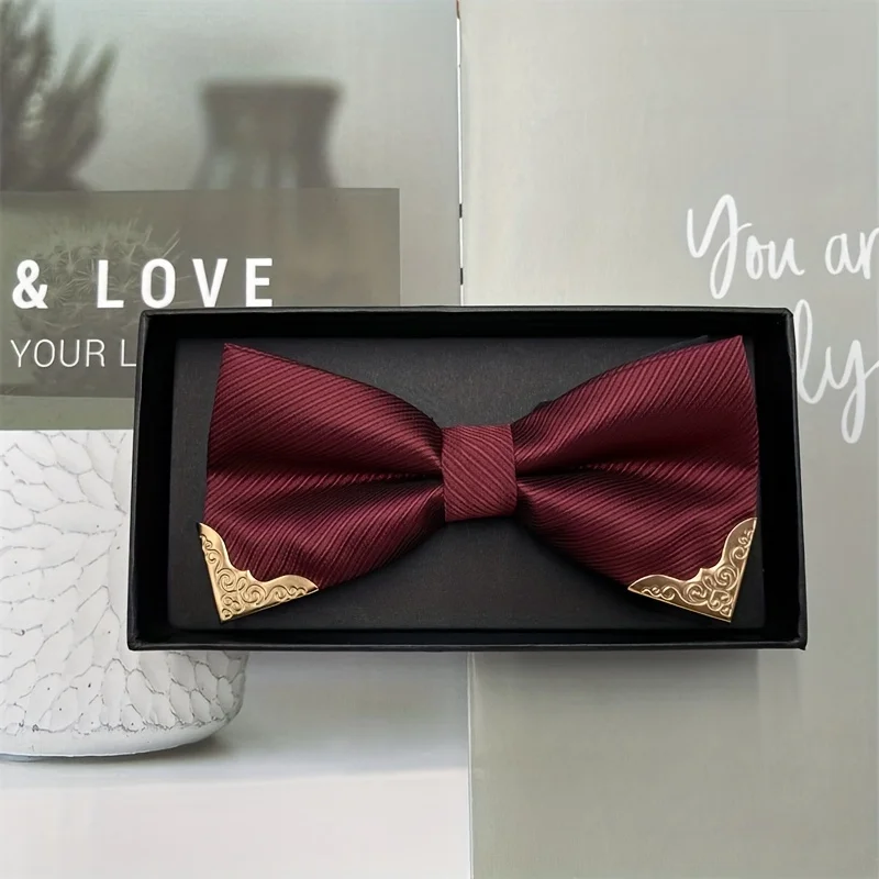 Instagram Style Bow Tie Gift Box for Men's Wedding, Groom, Best Man, Korean Suit, Men's Bow Tie Trend