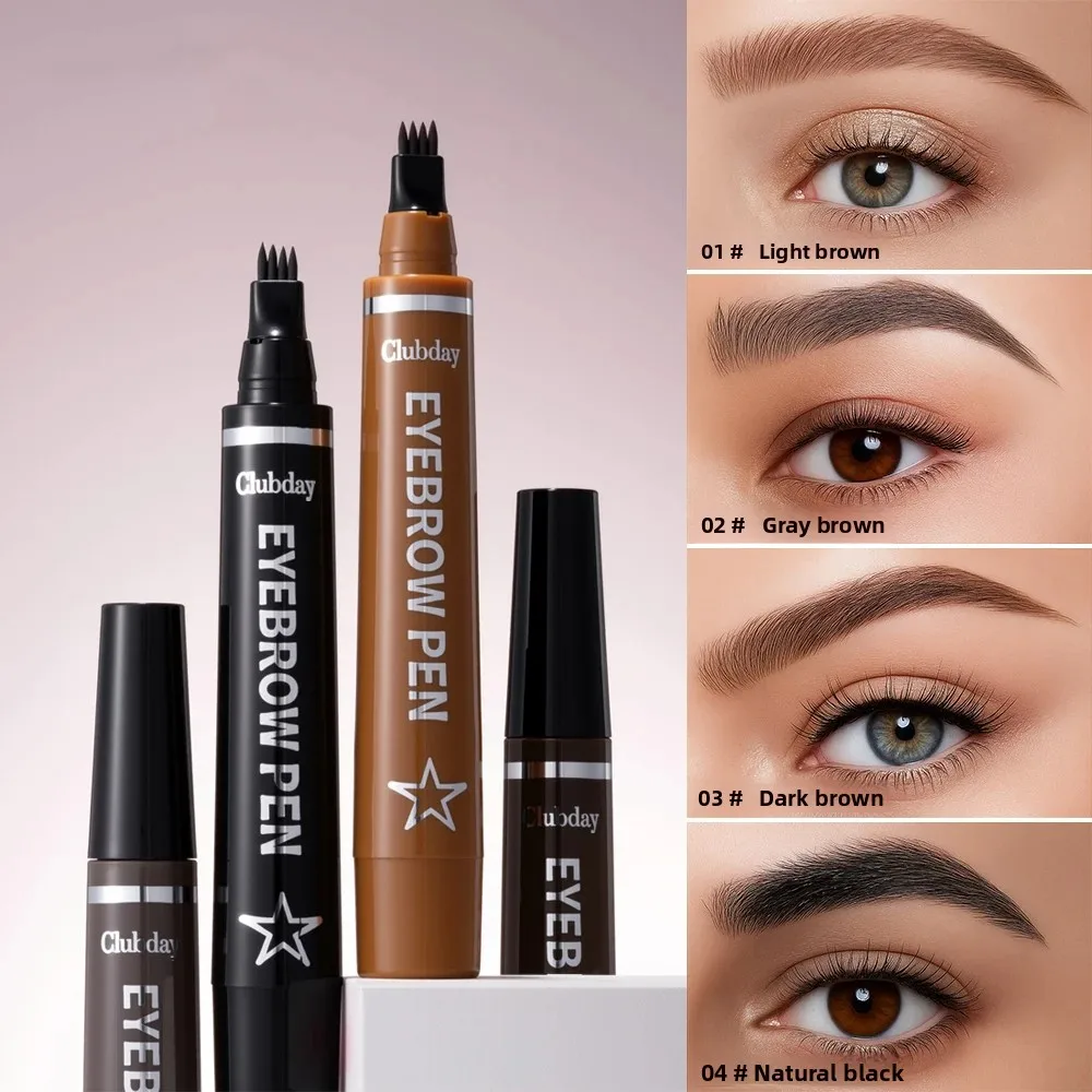 4本爪型眉ペン：自然な「ワイルド」眉を描き、長持ちし、防水性があり、塗りやすい。