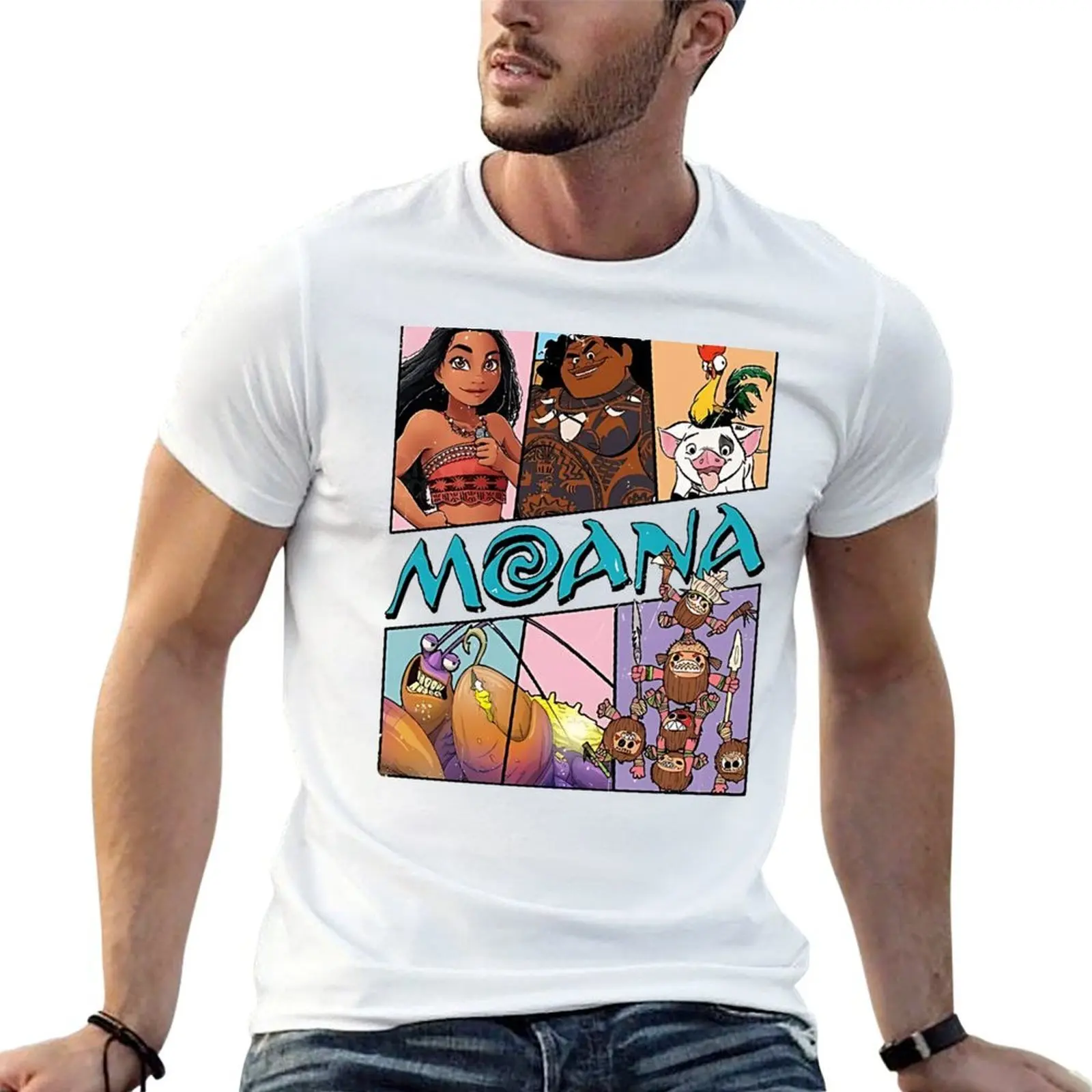 

Confident Moanna T-Shirt man t shirt cotton high quality cotton t shirts man 100% t shirts designer T-Shirt