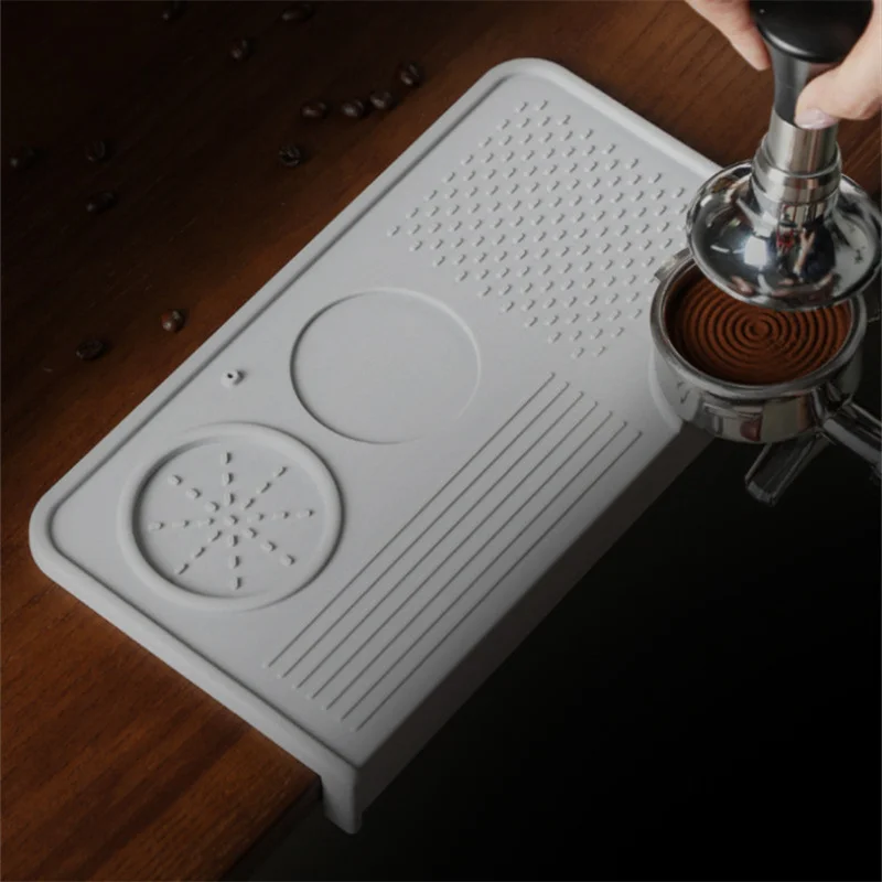 Silicone Coffee Tamper Mat,90 Degree Bonding,7mm thickened Tamper Station Stand For 51/54/58MM Portafilter Holder Support Base