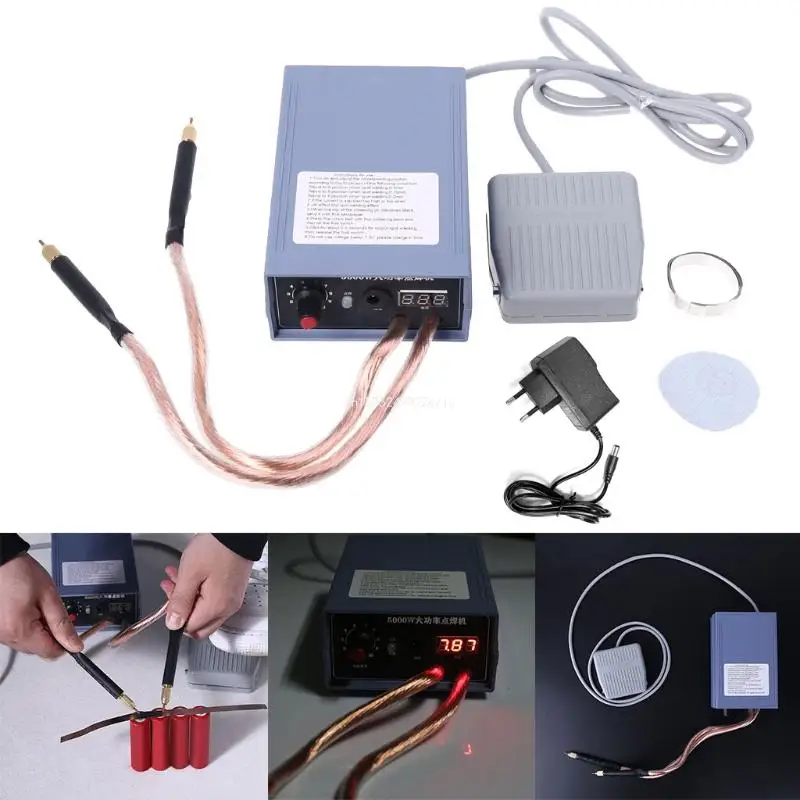 Spot Welder 5000W LED Battery Solder Welding Machine for 18650 for