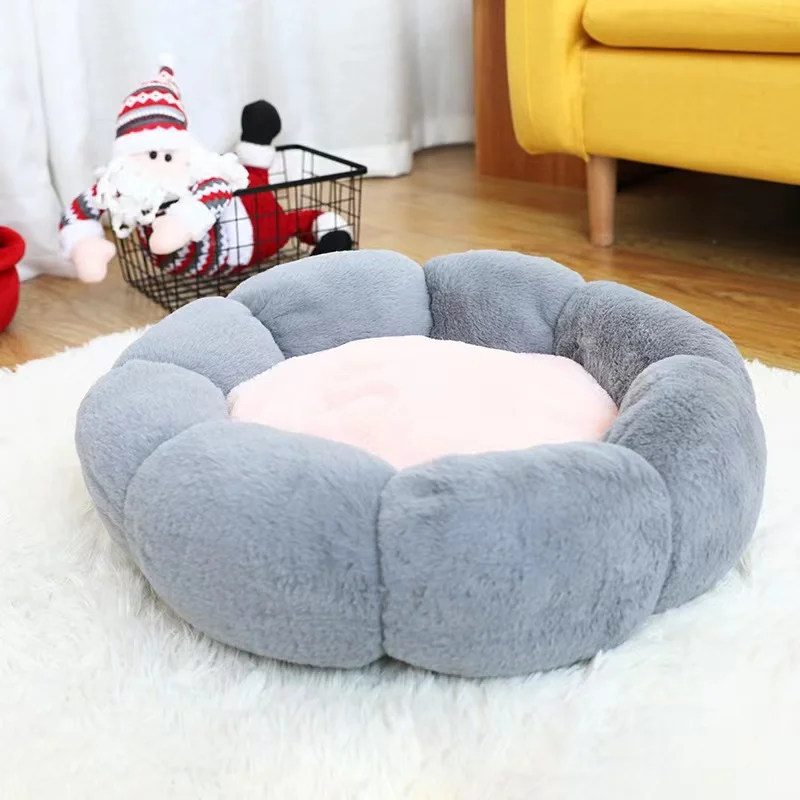 

Cat bed Casa Petal Cat Nest Pink Cute Soft Nest Cat Cushion Litter Mat Teddy Pomeranian For Small Dog Cat Sleeping Pad Blanket