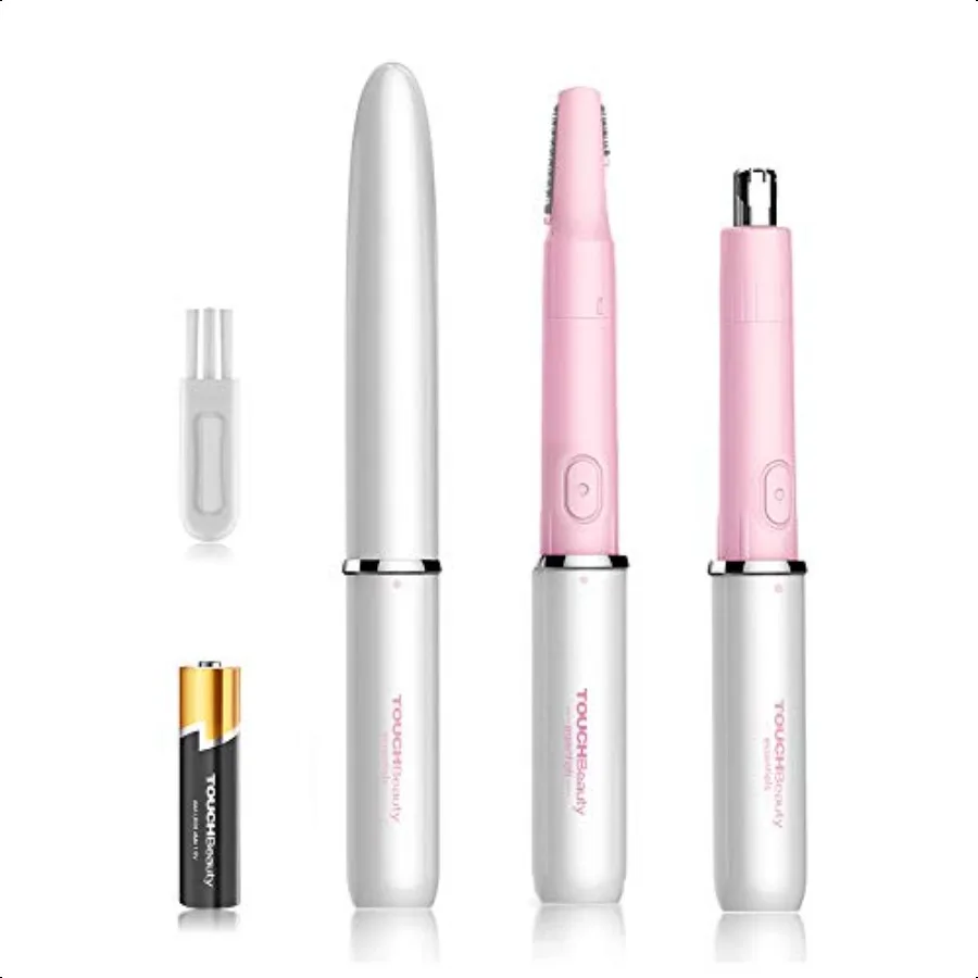 

TOUCHBeauty Hair Trimmer for Face Eyebrow Nose Ear Body Hair Trimming All in ONE Hair Remover for Women Men Dual Blades Shaver