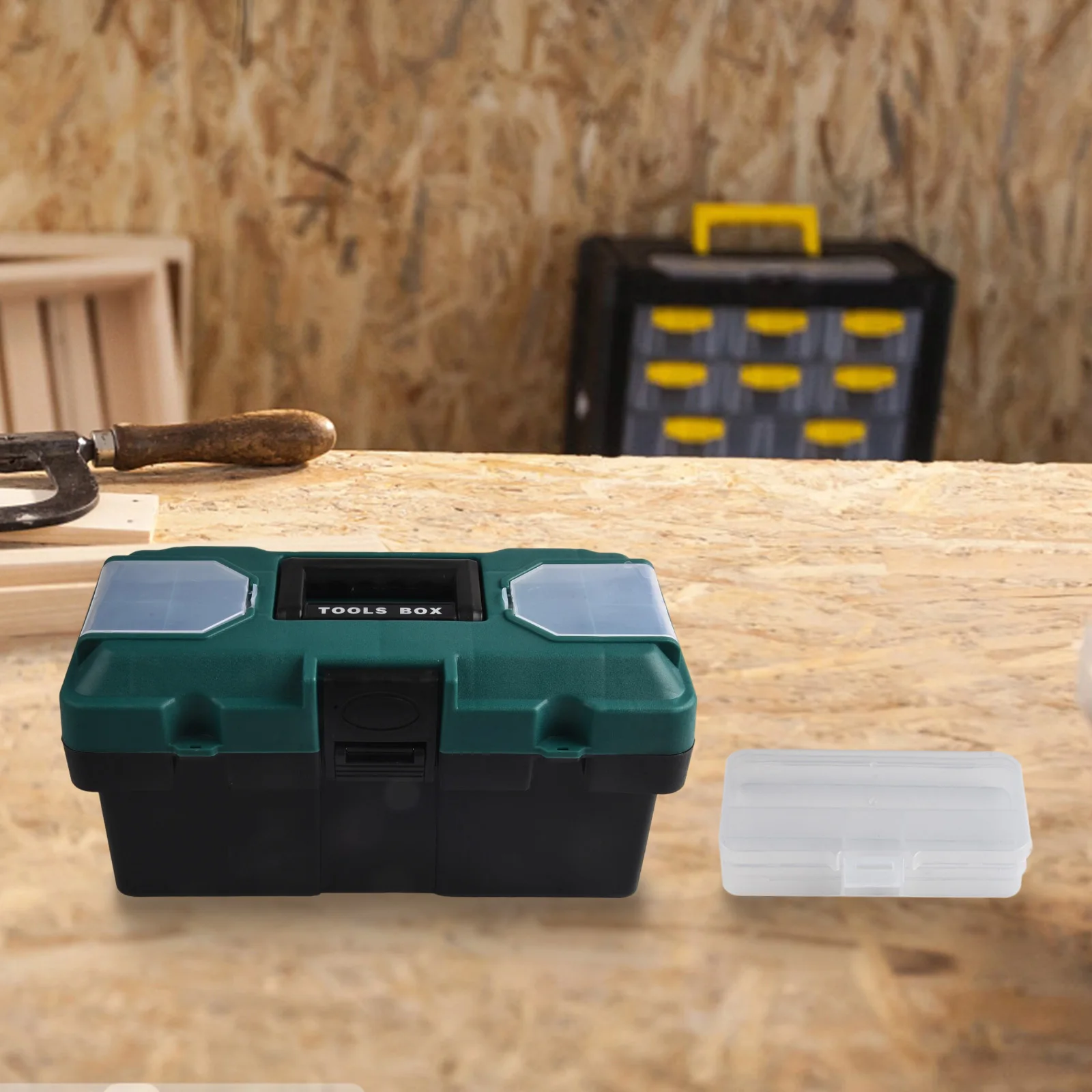 ABS Lock Buckle Carpentry Tool Storage Brand New Ergonomic Handle PP Material Secure Closure Lightweight Design Plastic