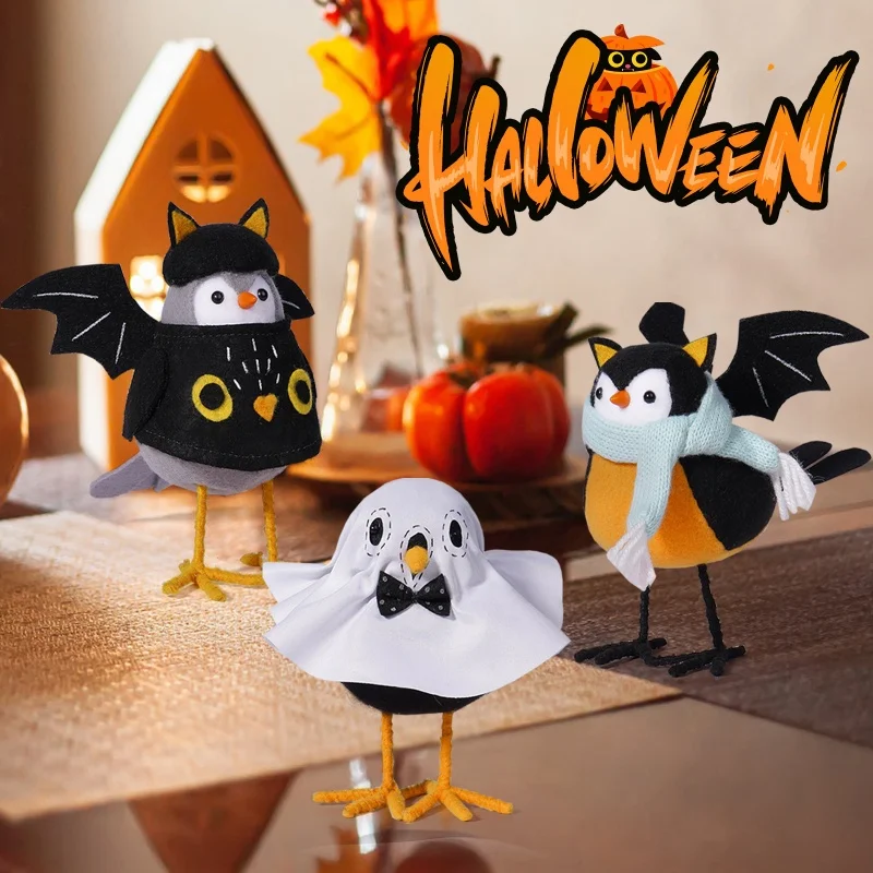 

Halloween Series Bird Decorations Bird Dolls Plush Dolls Desktop Decorations Party Scenes Desktop Decorations Halloween Gifts