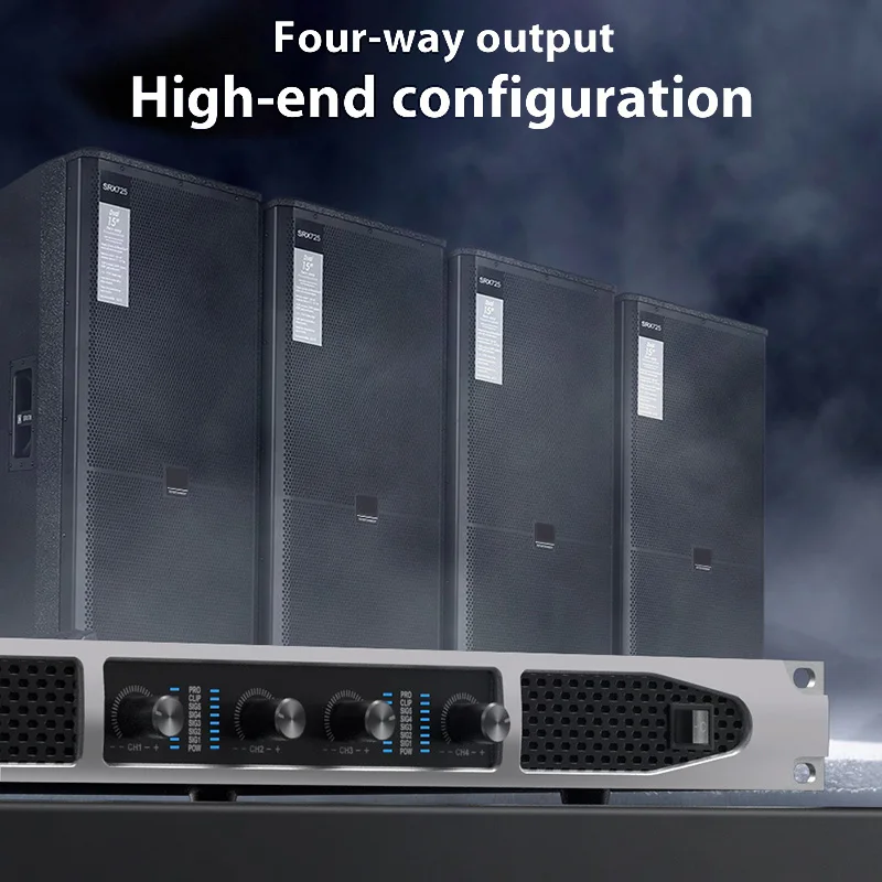 1200 Вт высокая мощность 2/4 канала Hi-Fi энтузиаст цифровой усилитель сабвуфера профессиональный усилитель звука для сцены домашняя вечеринка аудио