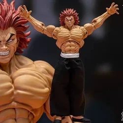 Zabawki burzowe Hanma Yujiro Figure St 1/12 Grappler Serie figurki Anime ruchome modele z pcv statuetki kolekcjonerskie lalki prezenty urodzinowe