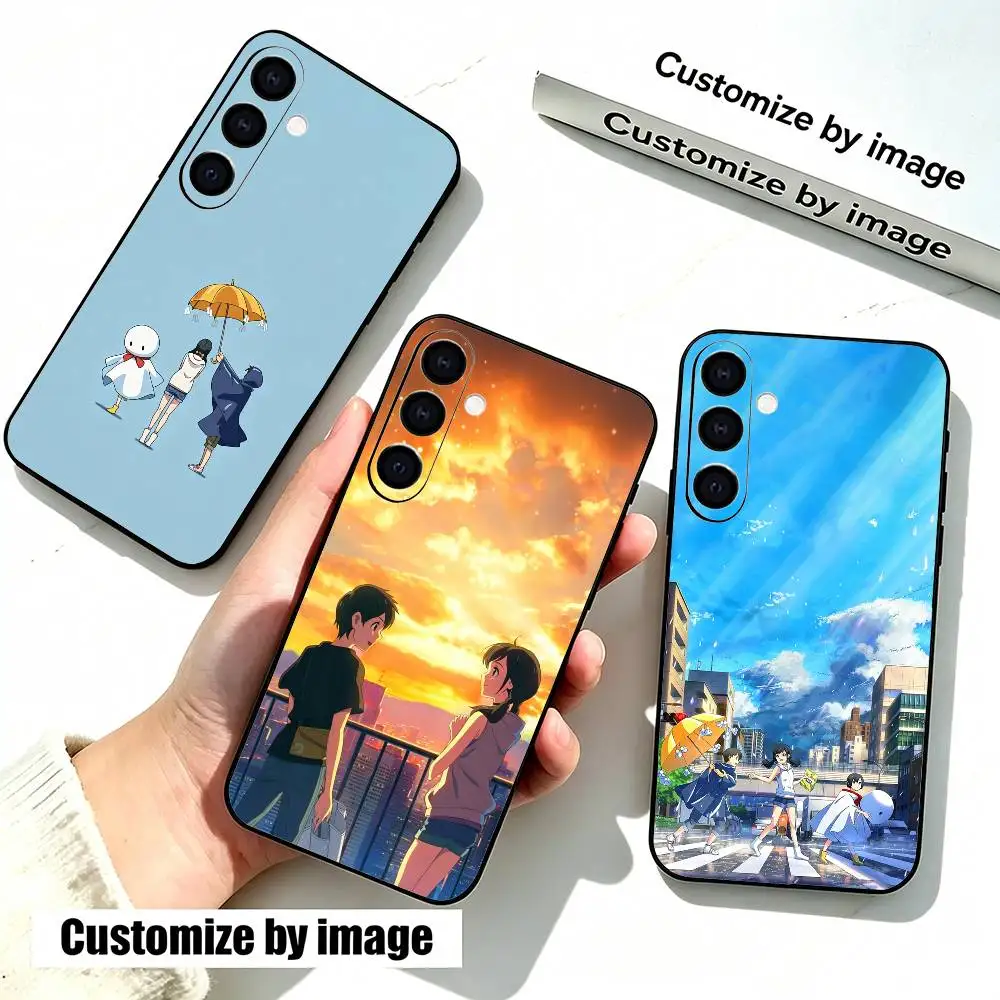 Anime Weathering With Y-Yous  Phone Case Black Silicone Soft For Samsung Galaxy A73,A72,A71,A70,A53,A52,A51