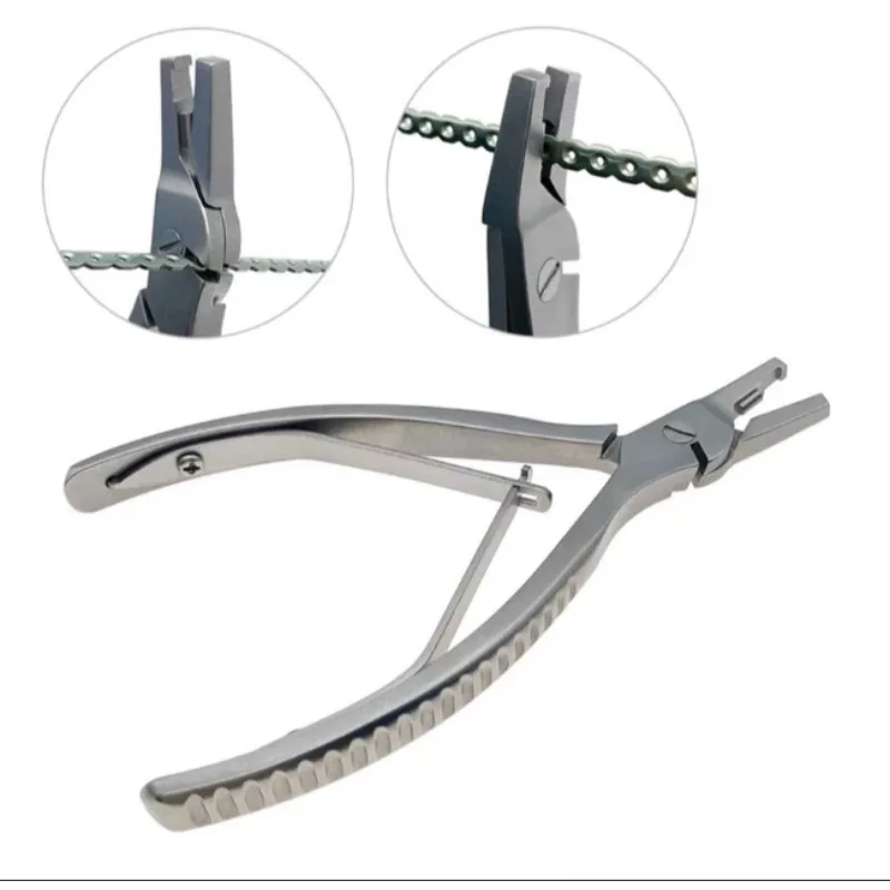Veterinary Mini Plate Bender Bone Plate Bending Pliers Stainless Steel Orthopedic Tool Small Animal Durable Instrument