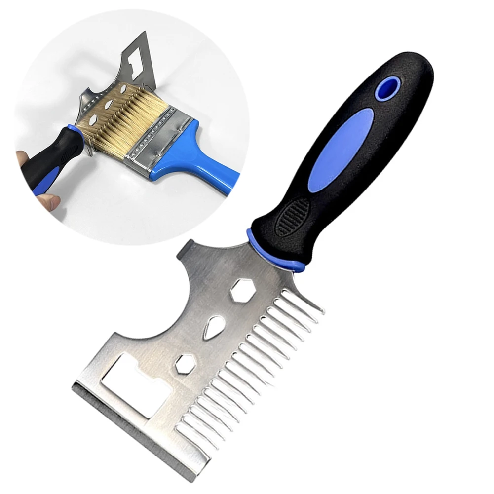 Screwdriver Paint Scraper For Roller Cleaning Multiple Hex Wrenches Polished 420 Stainless Steel For Paint Brushes