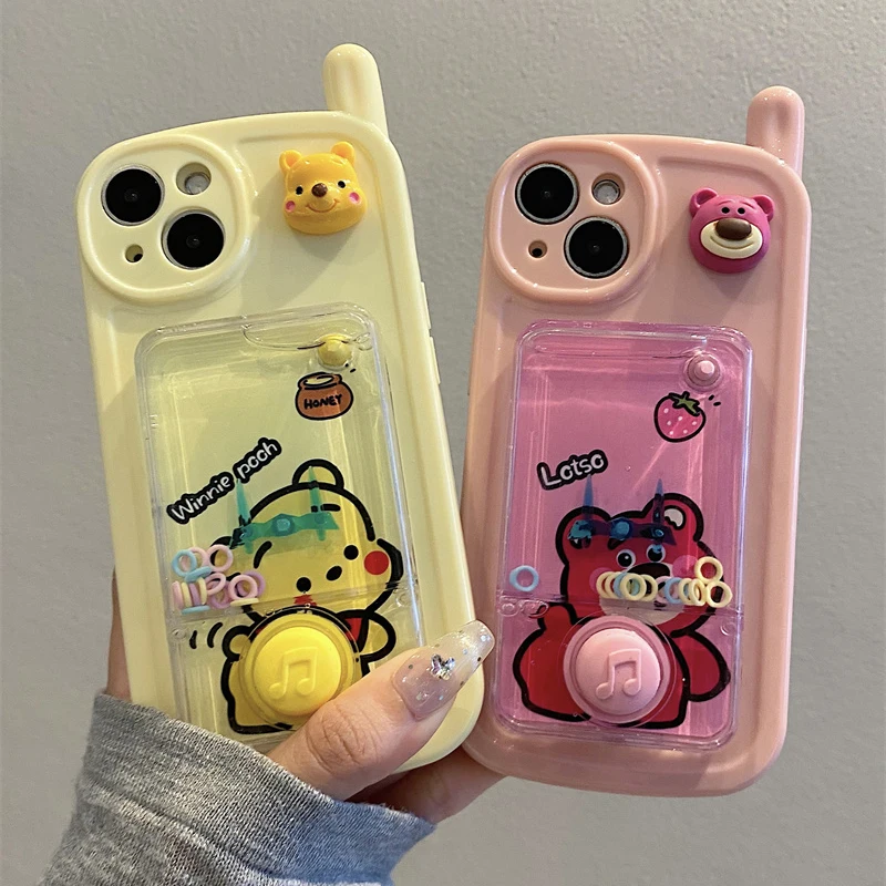 Disney Winnie Pooh Losto Luxtury Phone Case For Apple iPhone 15 14 Pro Max 13 12 11 Pro XS Max X XR 7 8 Soft Silicone Back Cover