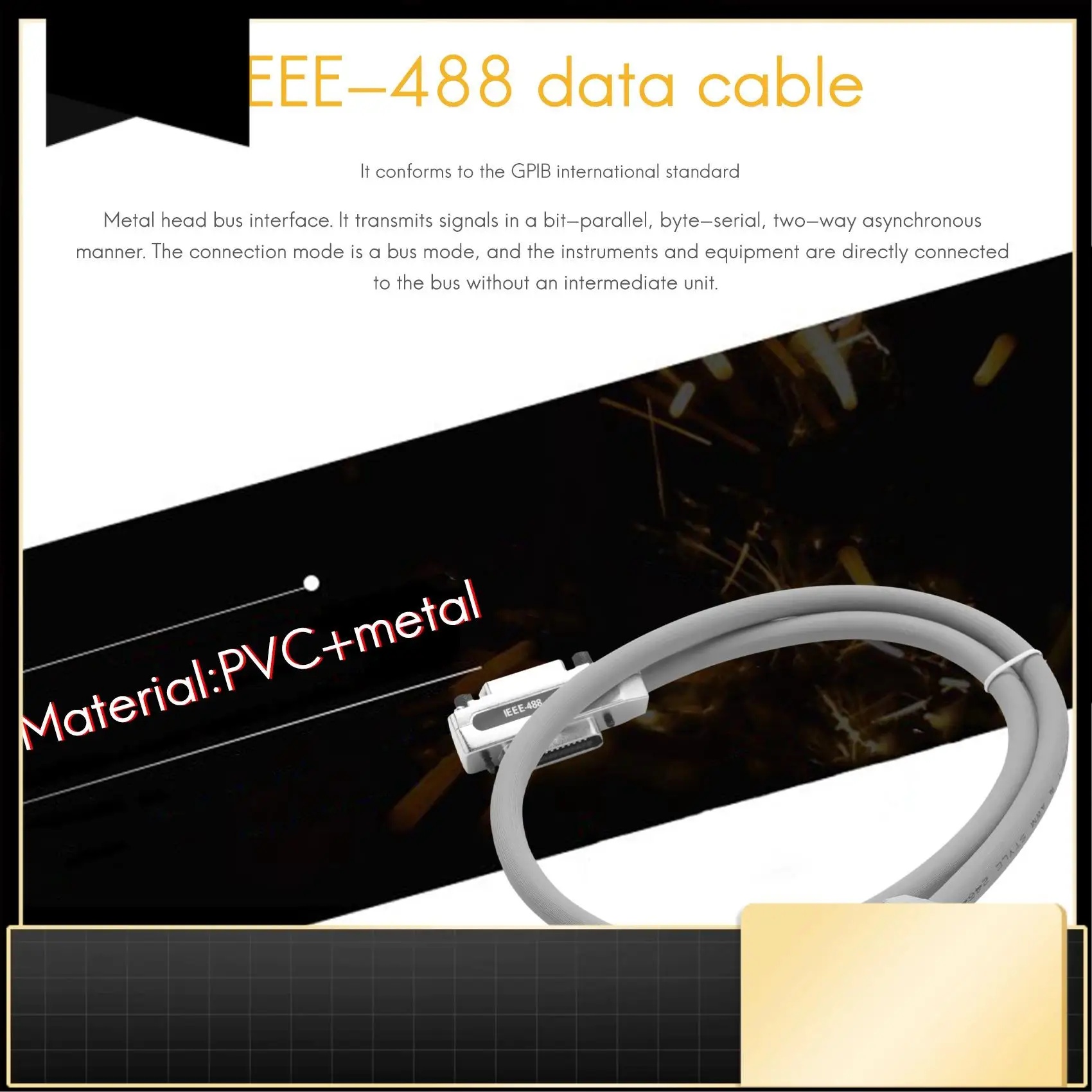 

IE488 Gpib Data Cable Industrial-Grade Communication Pci Industrial-N33R
