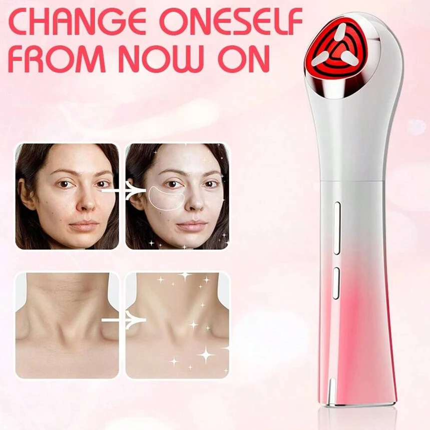 

7In1 Multifunctional Neck And Facial Massager with LED Lights - Rechargeable, USB Charging, Lithium Battery Gift for Mom on Moth