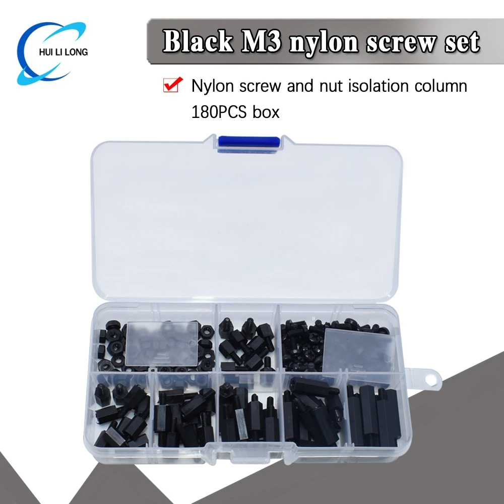 M3 Nylon Black Hex …