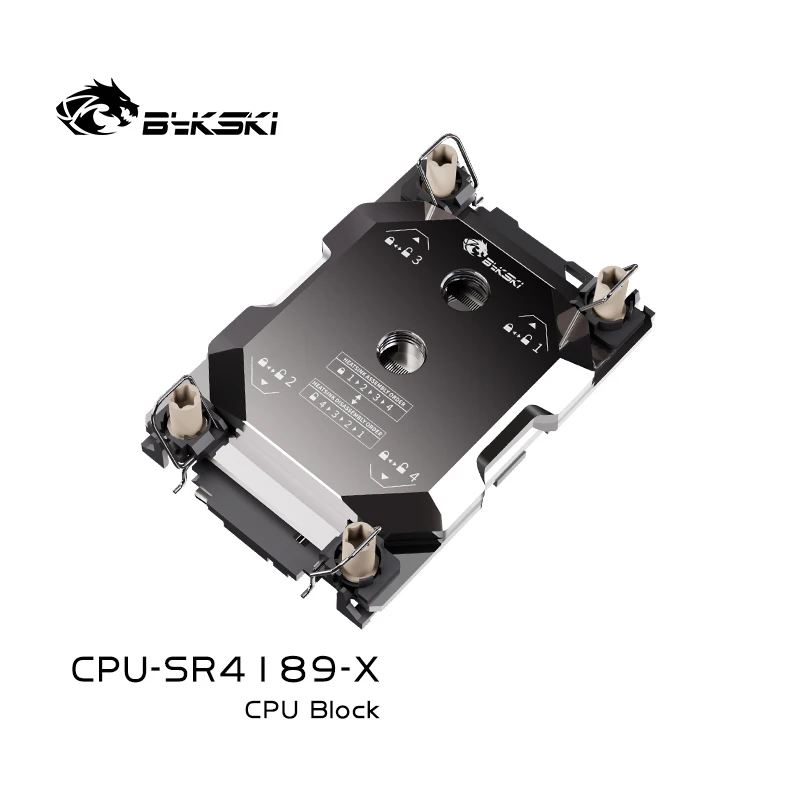 

Bykski CPU Water Block Use for INTEL LGA4189 Server AI Cloud Computing Liquid Cooling All-Metal CPU-SR4189-X