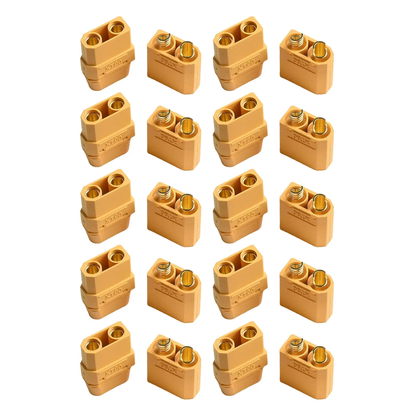 For Custom Wiring Battery Connectors Power Connection RC Vehicle Setup Yellow 90A Current Rating Easy DIY Assembly
